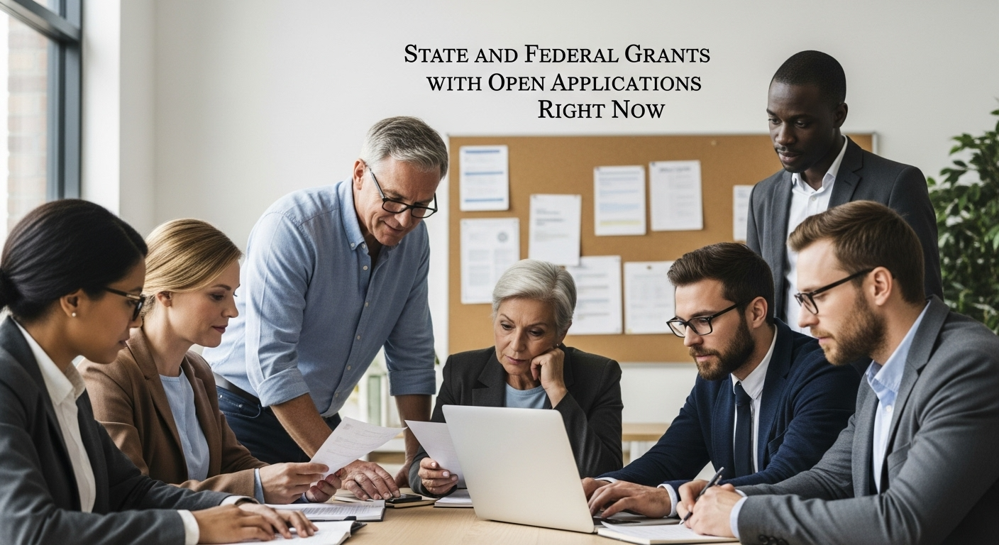 State and Federal Grants with Open Applications Right Now