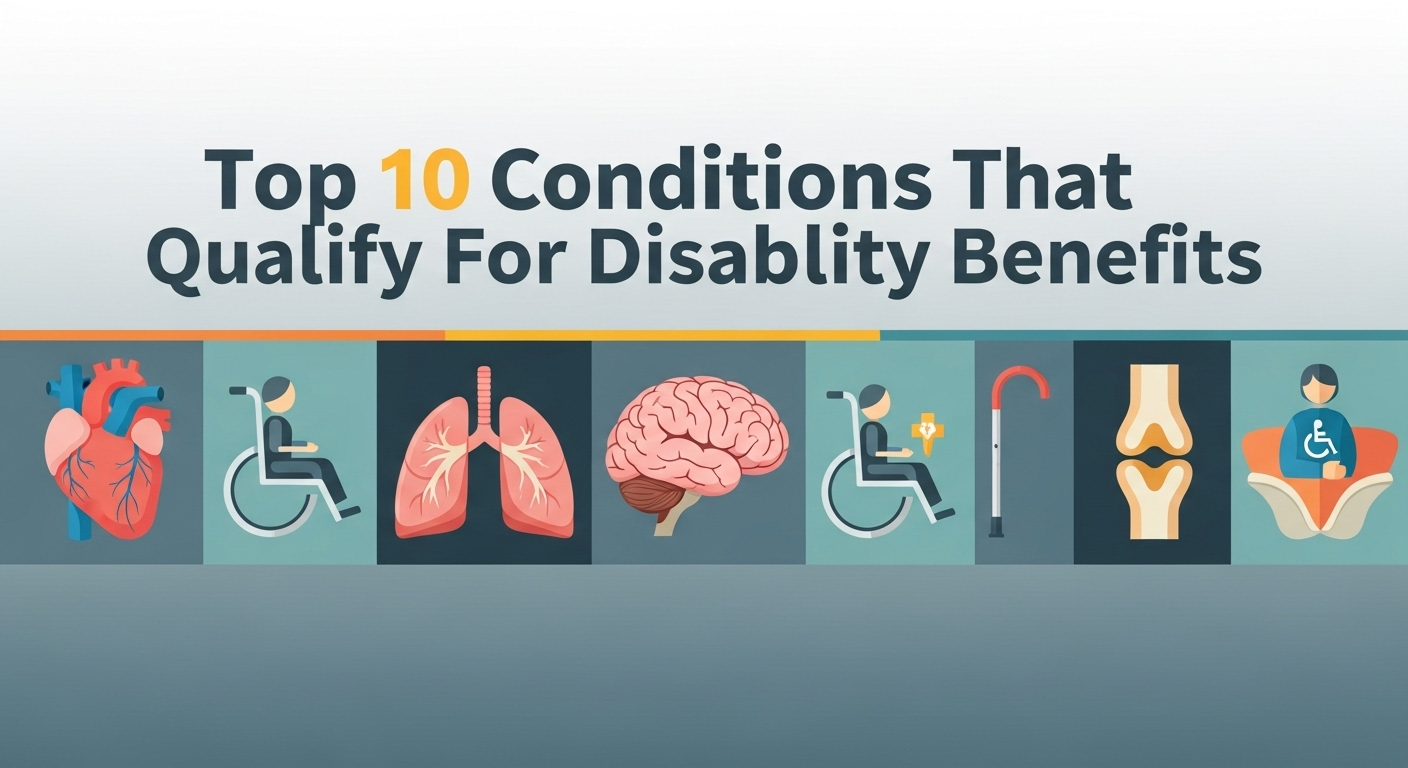Top 10 Conditions That Qualify For Disability Benefits