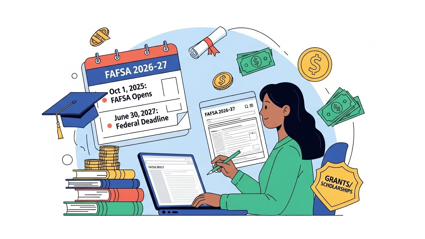 FAFSA 2026–27 Key Changes Deadlines & Why Filing Early Boosts Your Aid