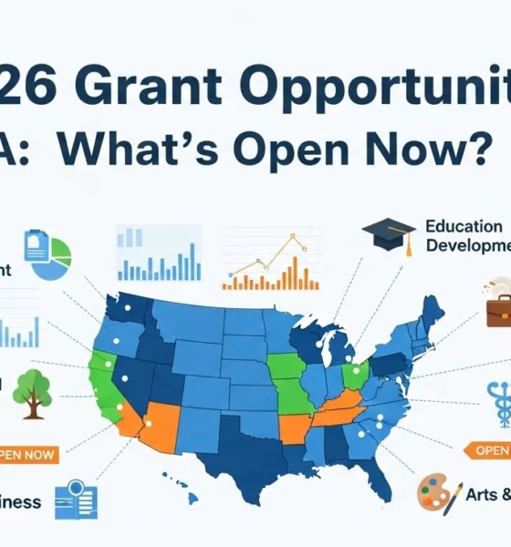 Top 2026 Grant Opportunities in the USA What’s Open Now