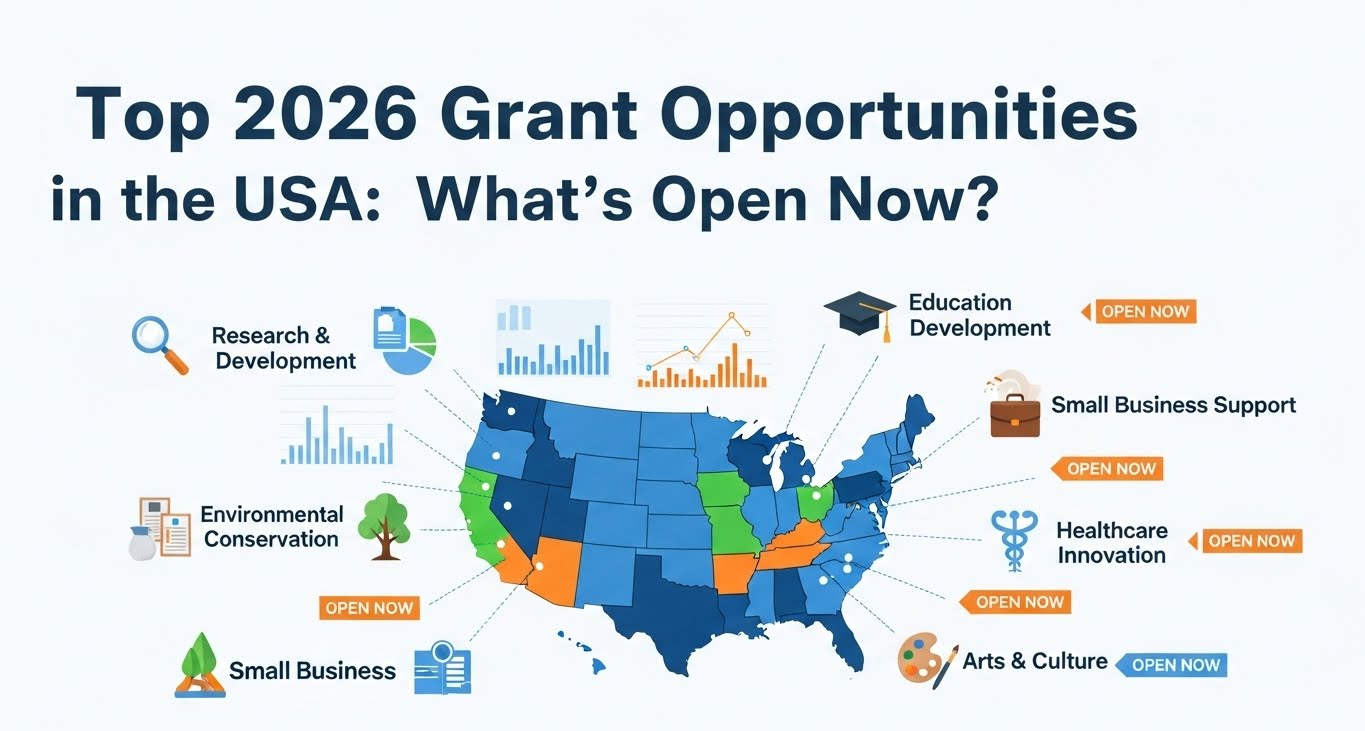 Top 2026 Grant Opportunities in the USA What’s Open Now