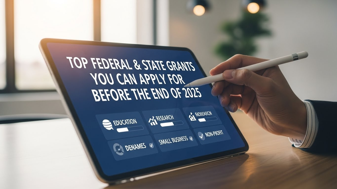 Top Federal & State Grants You Can Apply for Before the End of 2025