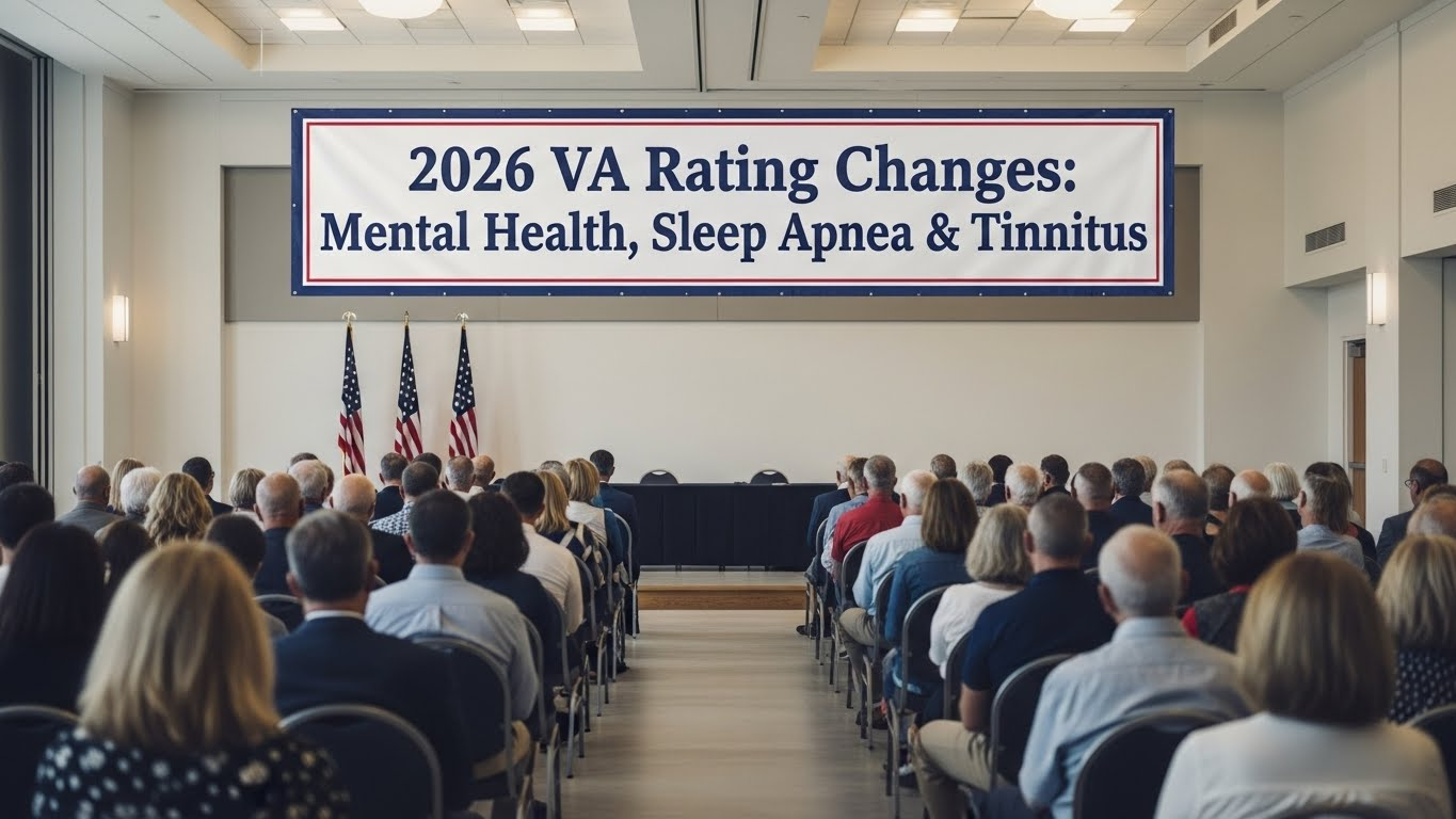 2026 VA Rating Changes Mental Health, Sleep Apnea & Tinnitus