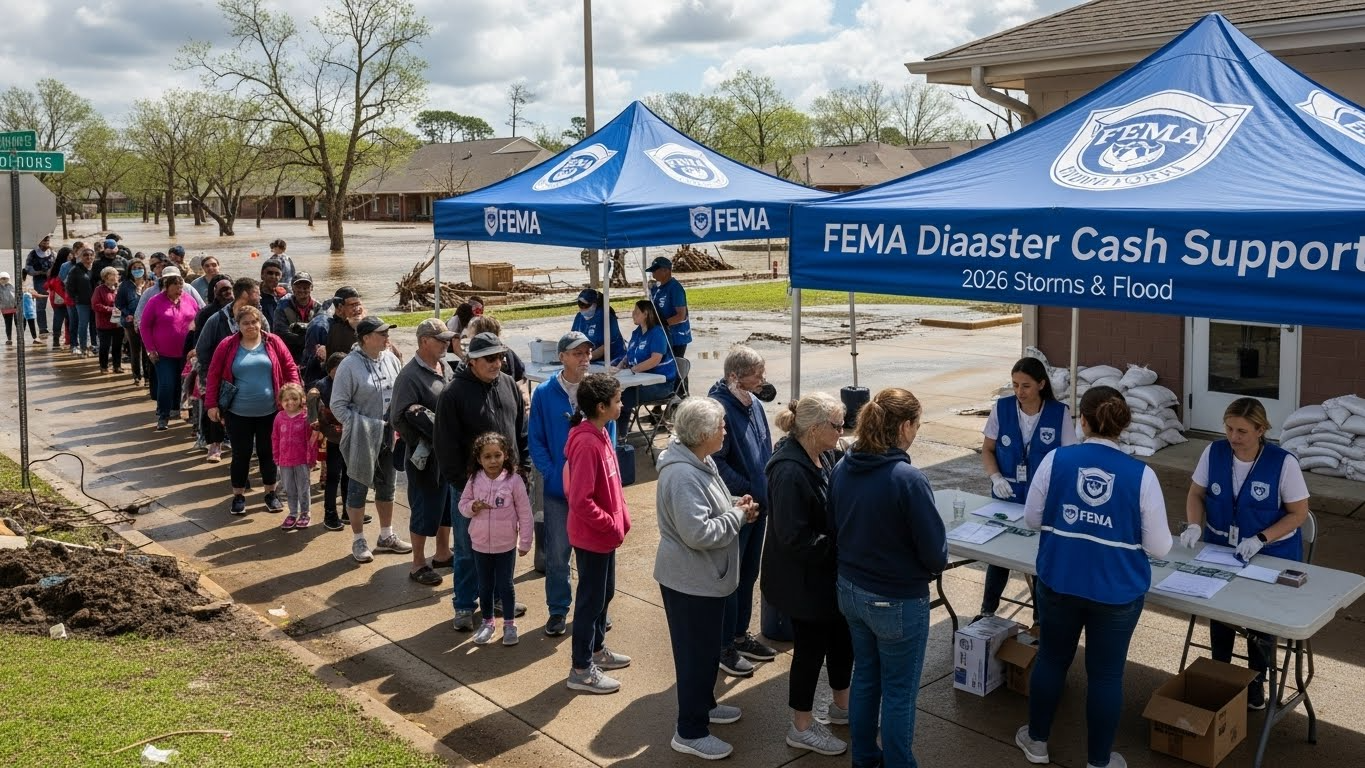 FEMA Disaster Cash Support After Storms and Floods in 2026