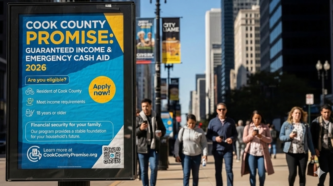 Illinois Cook County Promise Guaranteed Income & Emergency Cash Aid 2026