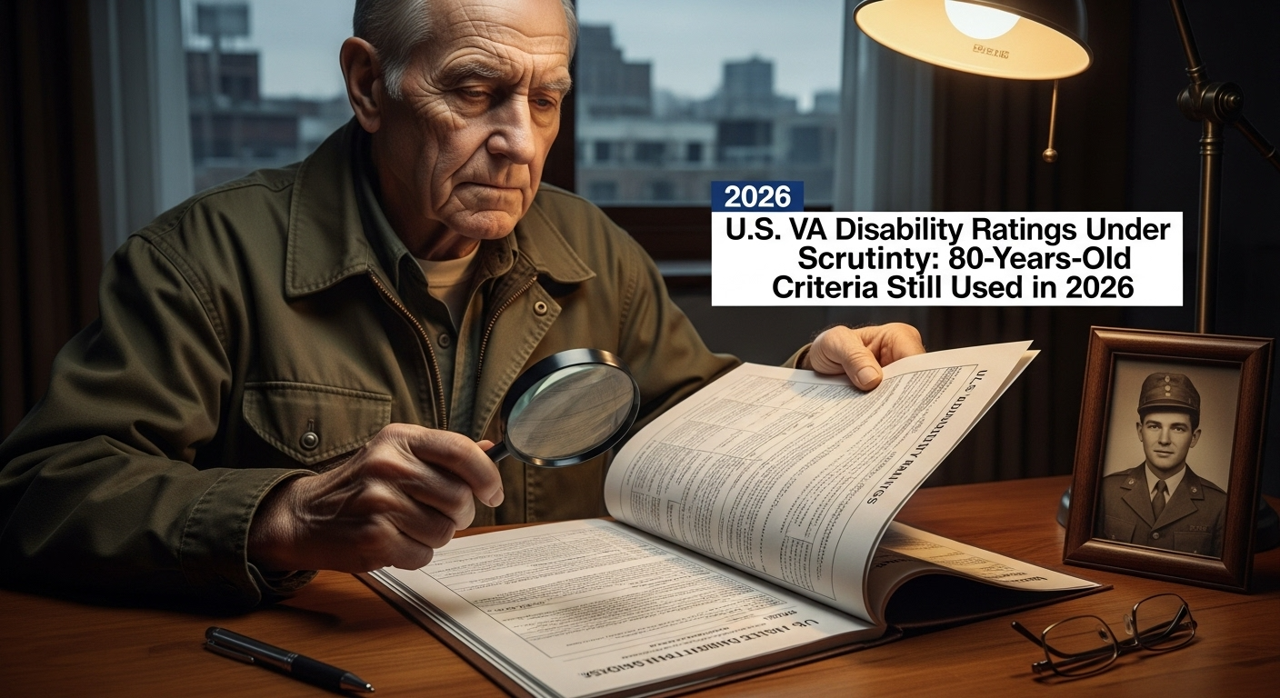 U.S. VA Disability Ratings Under Scrutiny 80‑Year‑Old Criteria Still Used in 2026