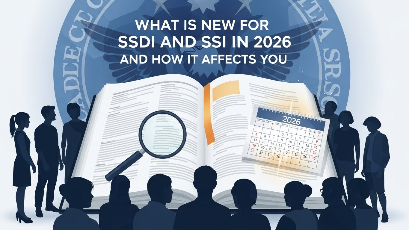 What Is New for SSDI and SSI in 2026 and How It Affects You