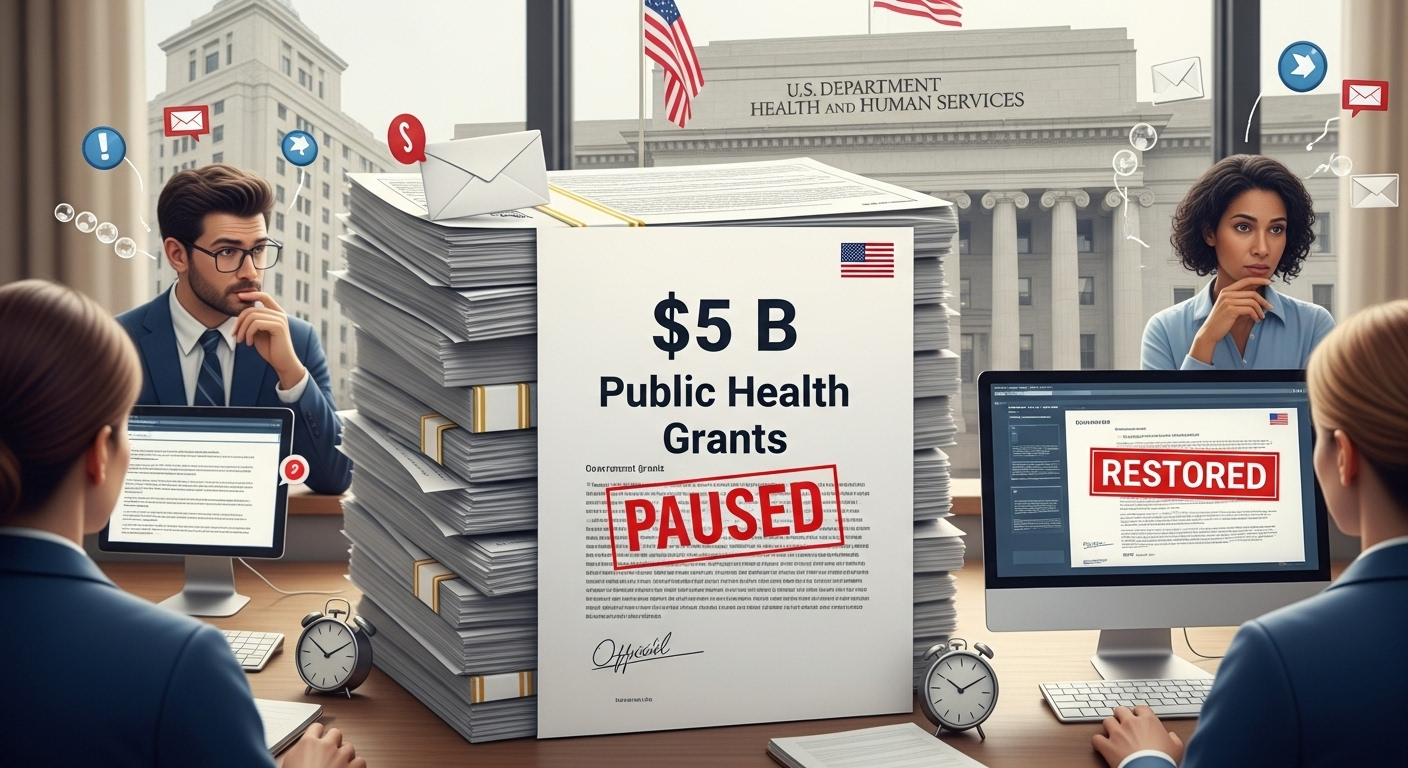 Why the U.S. Health Department Paused and Then Restored $5B in Grant Funding