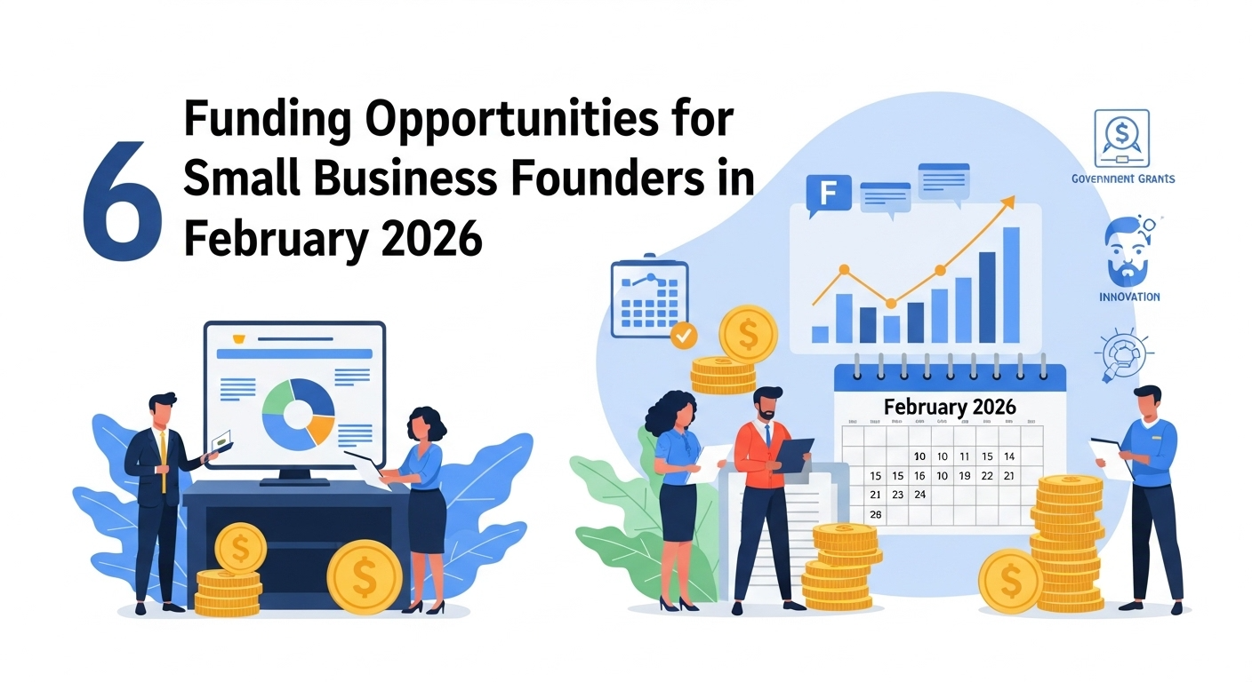 6 Funding Opportunities for Small Business Founders in February 2026