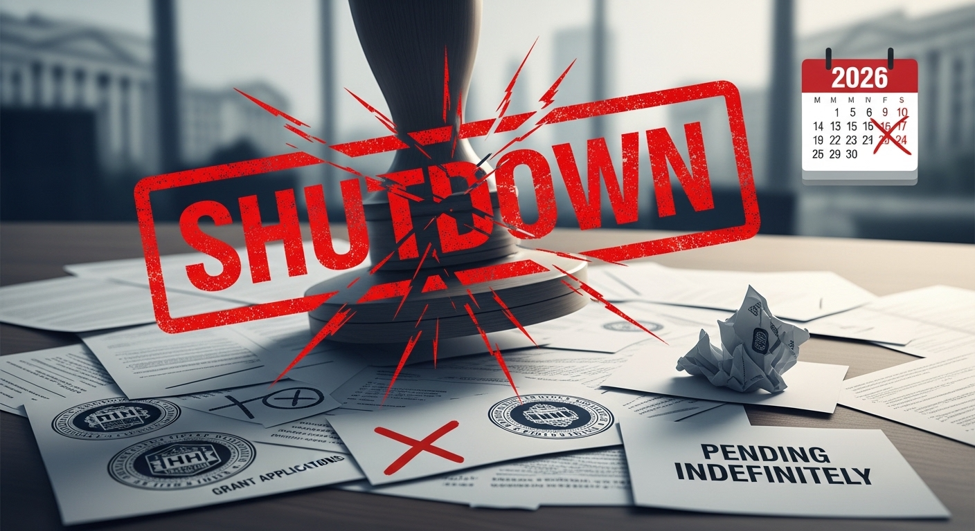 How the 2026 Partial Government Shutdown Affects Federal Grant Applicants