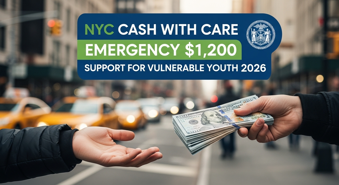 NYC Cash with Care Emergency $1,200 Support for Vulnerable Youth 2026
