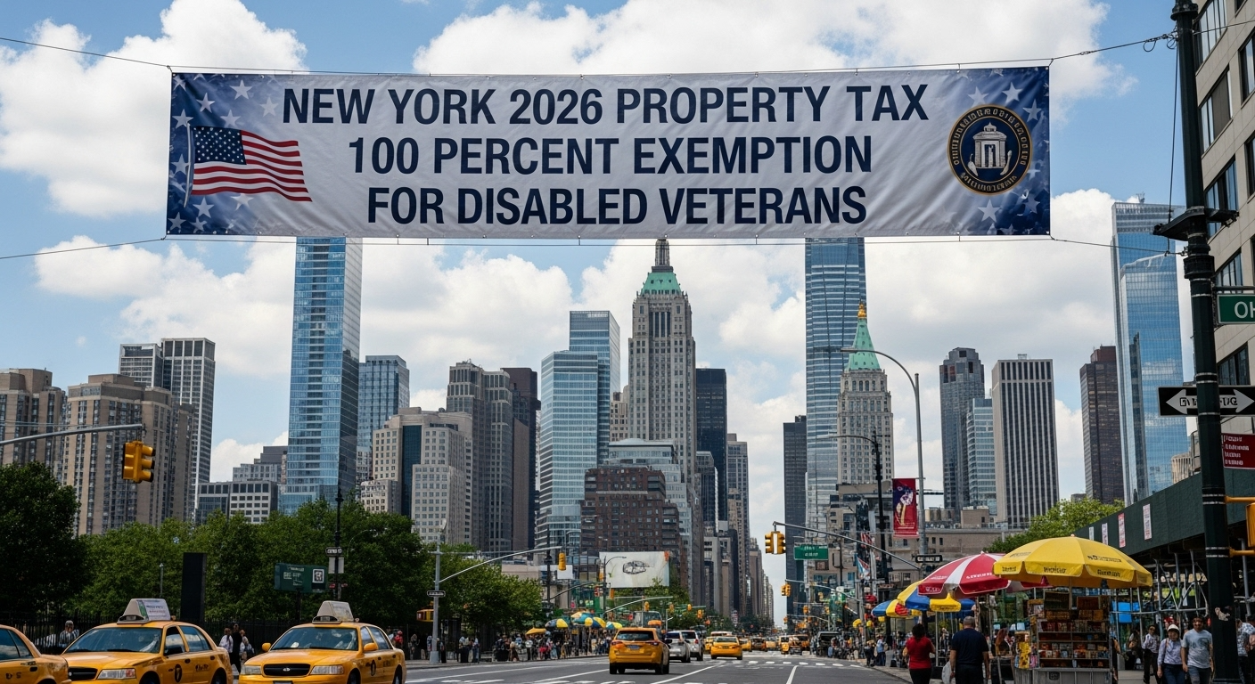 New York 2026 Property Tax 100 Percent Exemption for Disabled Veterans