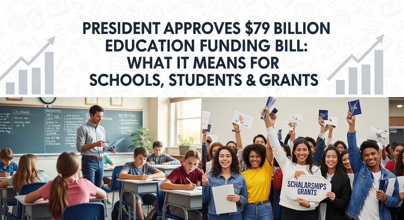Trump Approves $79 Billion Education Funding Bill What It Means for Schools, Students & Grants