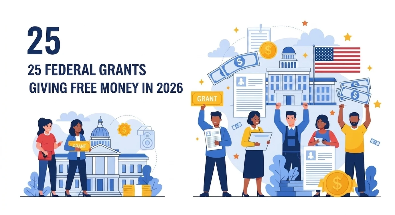 25 Federal Grants That Give Free Money in 2026