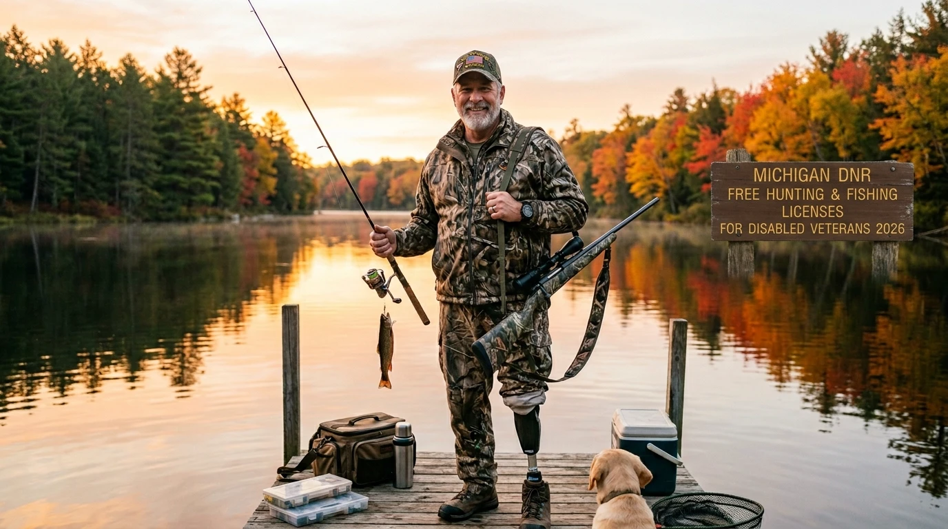 Michigan Disabled Veteran Benefits 2026 Free Hunting & Fishing Licenses Proposal