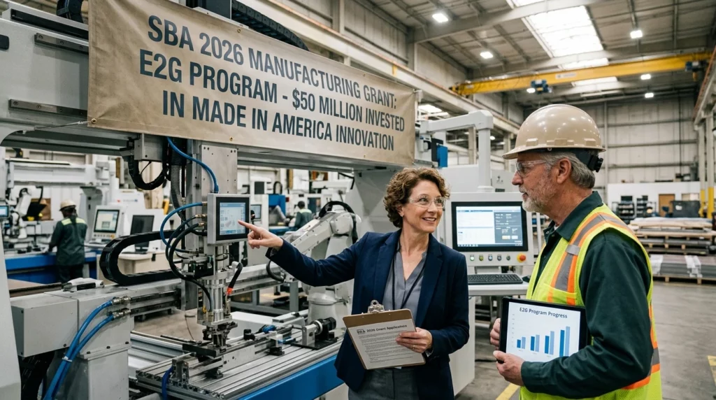 How to Apply for the SBA Manufacturing E2G Grant